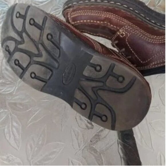 Comfort Streettars brown men's shoes.Size 10 M Causal Work Genuine leather upper - Picture 2 of 8